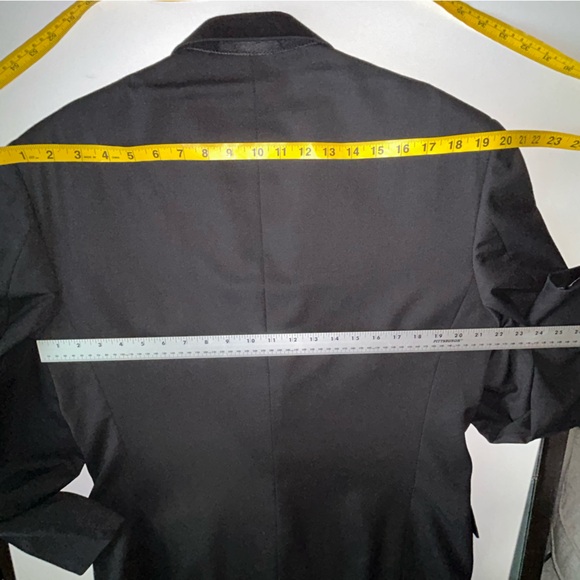 Givenchy Monsieur Black Tuxedo Blazer with Satin Lapel 100% Super Wool 39 - Picture 13 of 15